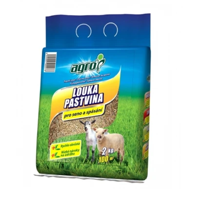 Travní směs Louka, pastvina - Agro - travní směs - 2 kg