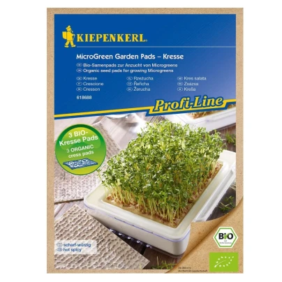 Microgreen - mikrozelenina - náhradní plátky BIO řeřichy - 3 ks