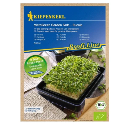 Microgreen - mikrozelenina - náhradní plátky BIO rukoly - 3 ks