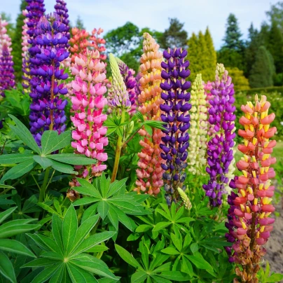 Lupina mnoholistá směs - Lupinus polyphyllus - semena - 40 ks