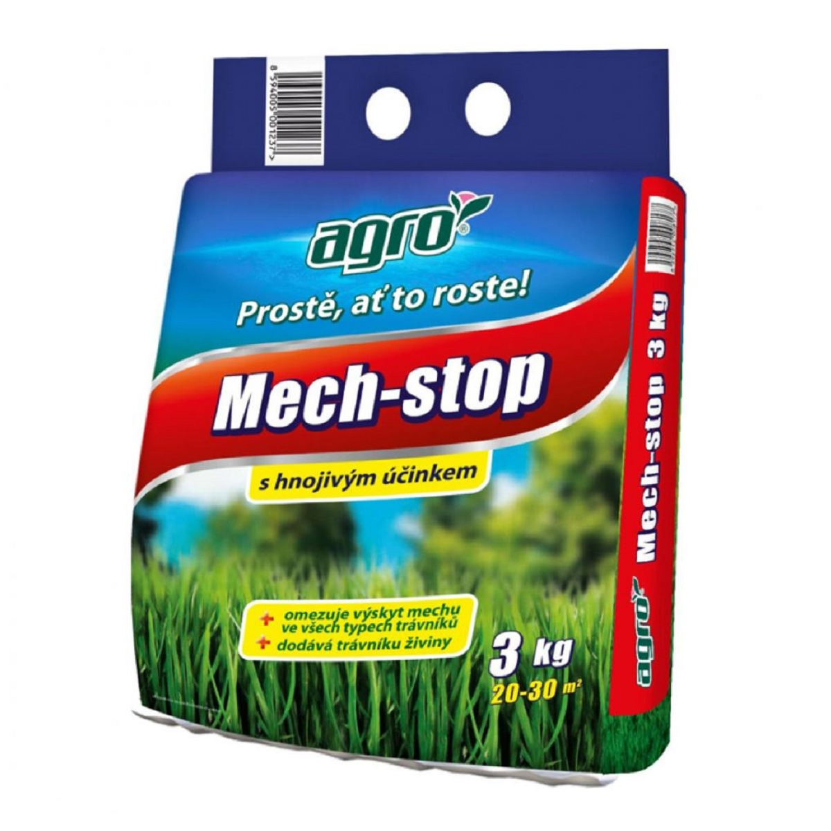 Trávníkové hnojivo Mech Stop - Agro - 3 kg