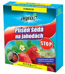 Plíseň šedá na jahodách STOP - AgroBio - odolnost rostlin - 2 x 7,5 g