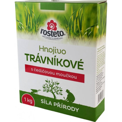 Hnojivo s čedičovou moučkou - trávníkové - Rosteto - hnojivo - 1 kg