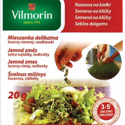 Semena na klíčky - Jemná směs - semena - 20 g
