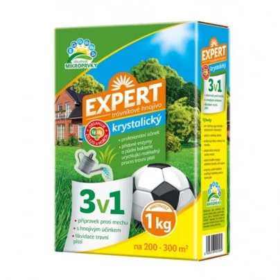 EXPERT trávníkové hnojivo 3v1 - Forestina Grass - 1 kg