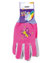 Dětské pracovní rukavice Stocker - růžové - 1 pár